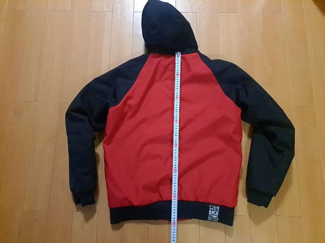 美品　Size:L　バックチャンネル　コーデュラ　ジャケット　ブラック×レッド