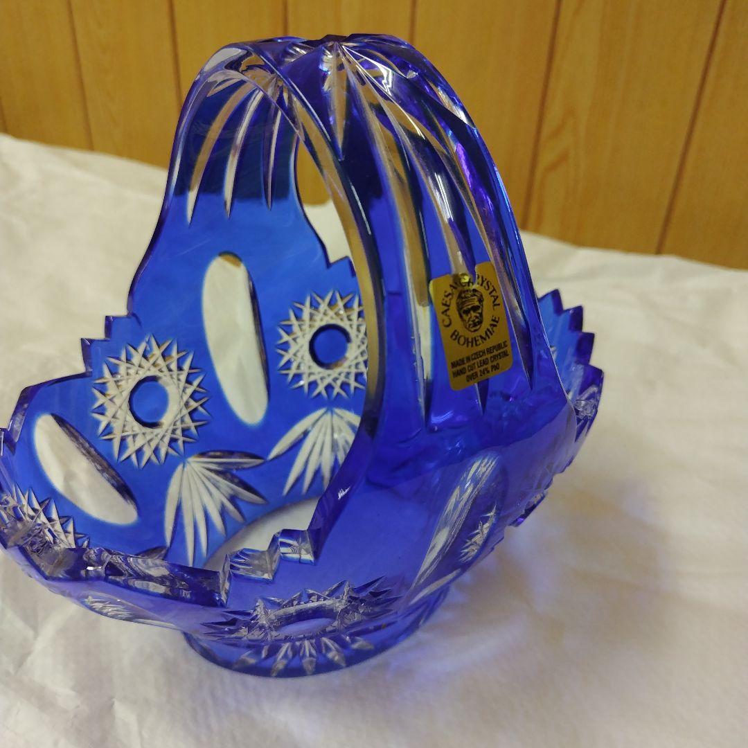 CAESAR　crystal　BOHEMIAN　crystalガラスバケット
