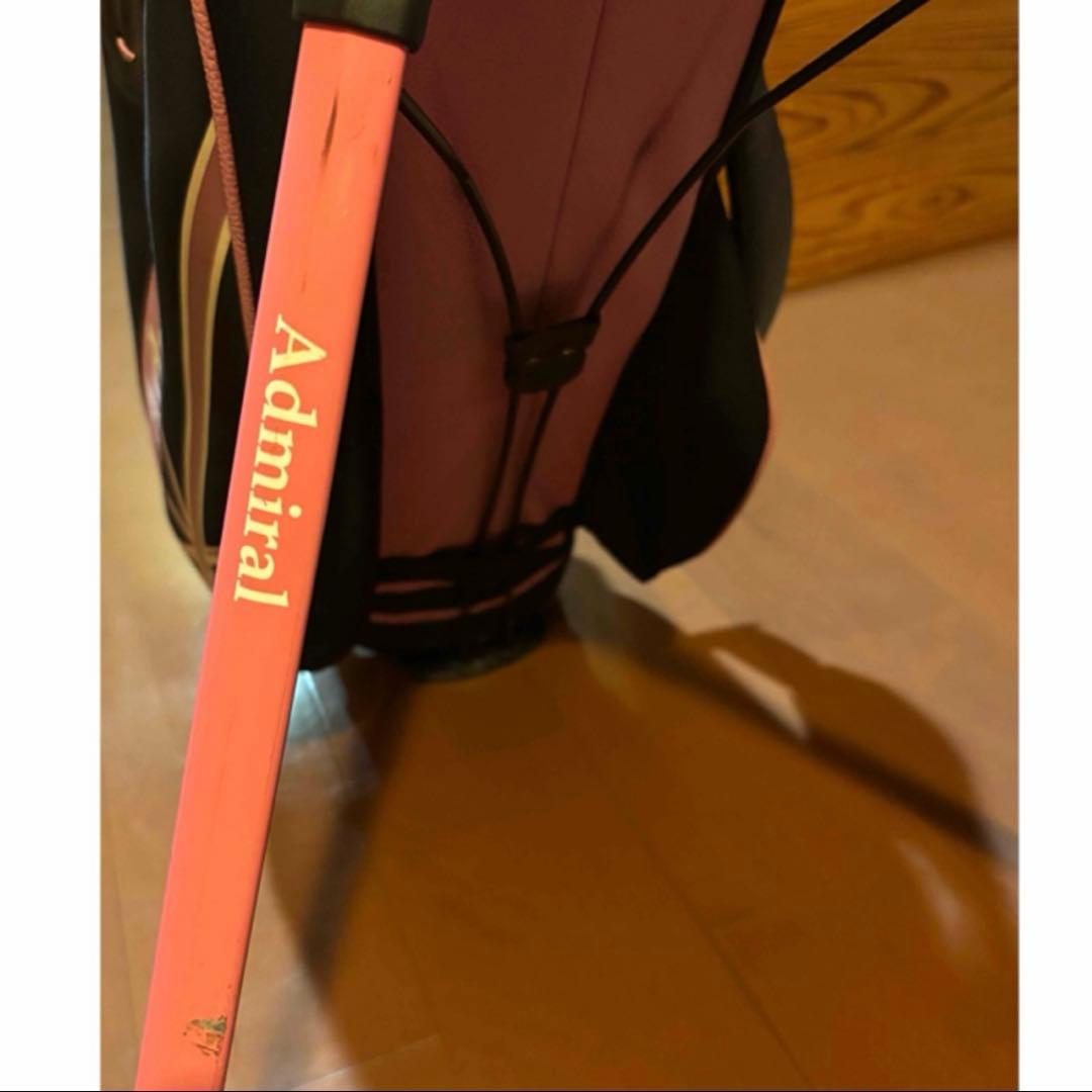 admiral スタンド付きゴルフバッグ