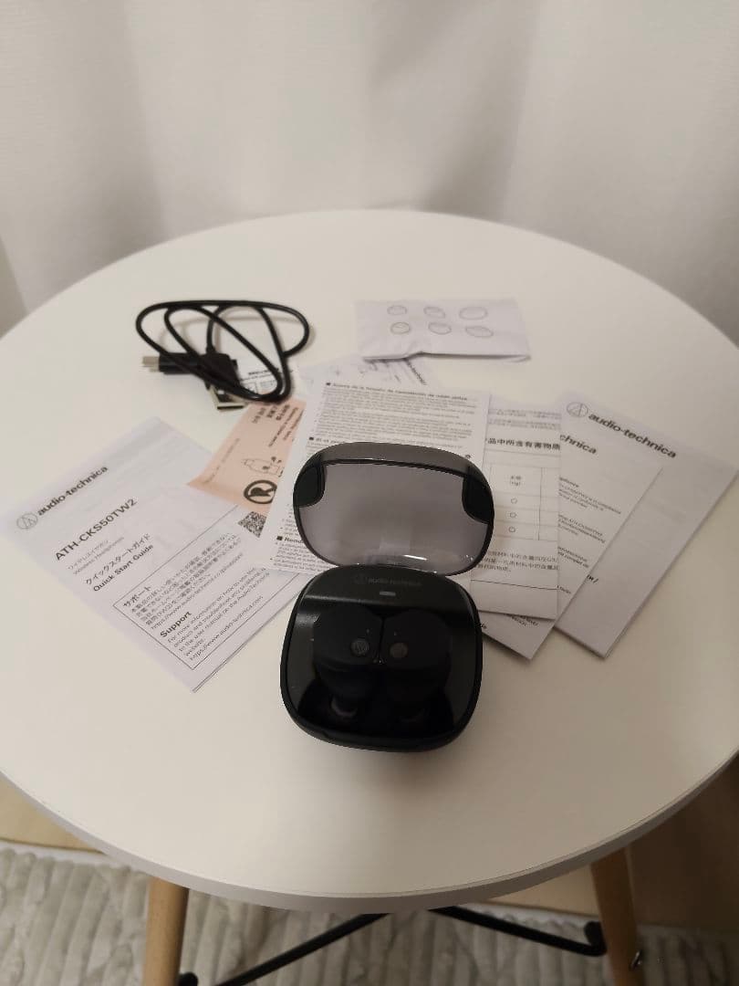 イヤホン audio-technica ATH-CKS50TW2 BK