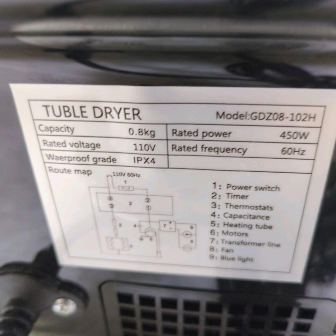 ミニ乾燥機 小型衣類乾燥機 衣類乾燥機 小型 ノブ式操作 工事不要