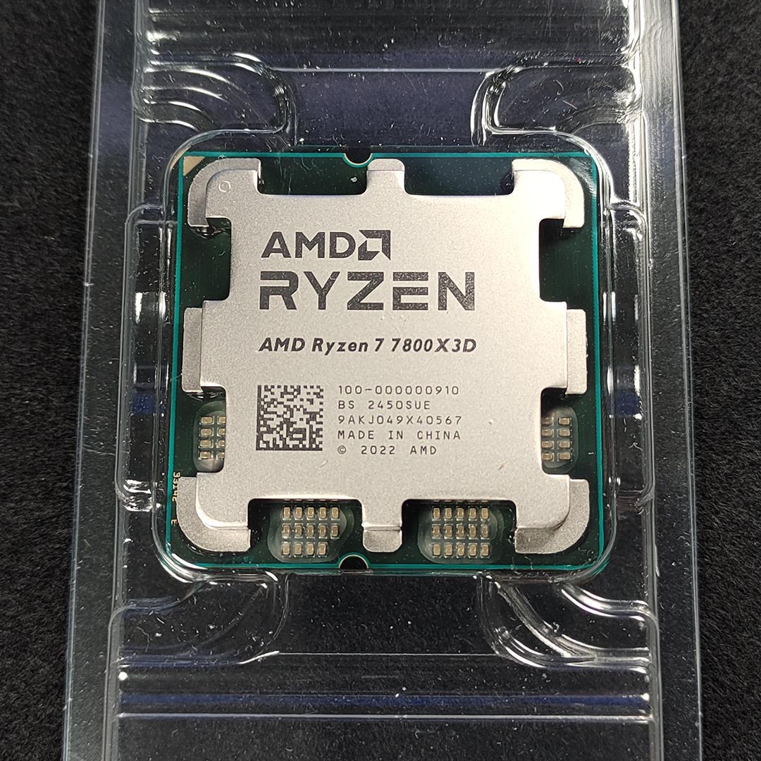 【新品未使用】AMD Ryzen 7 7800X3D 動作保証