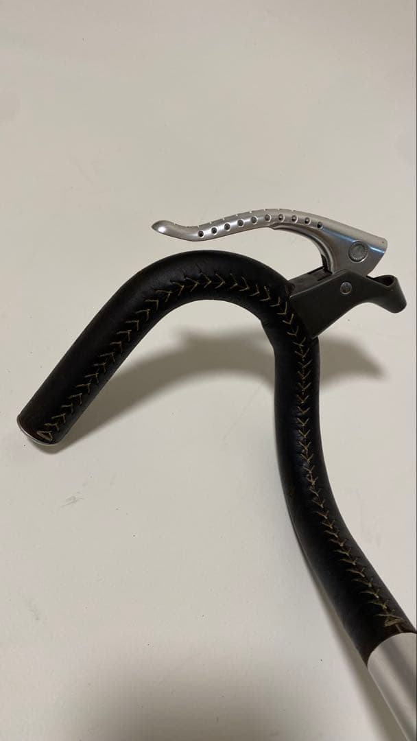 Cinelli アルミハンドル&ステム 革巻きカンパレバー付き