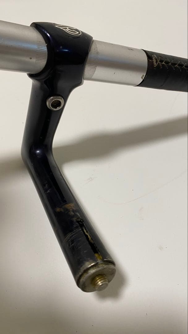 Cinelli アルミハンドル&ステム 革巻きカンパレバー付き