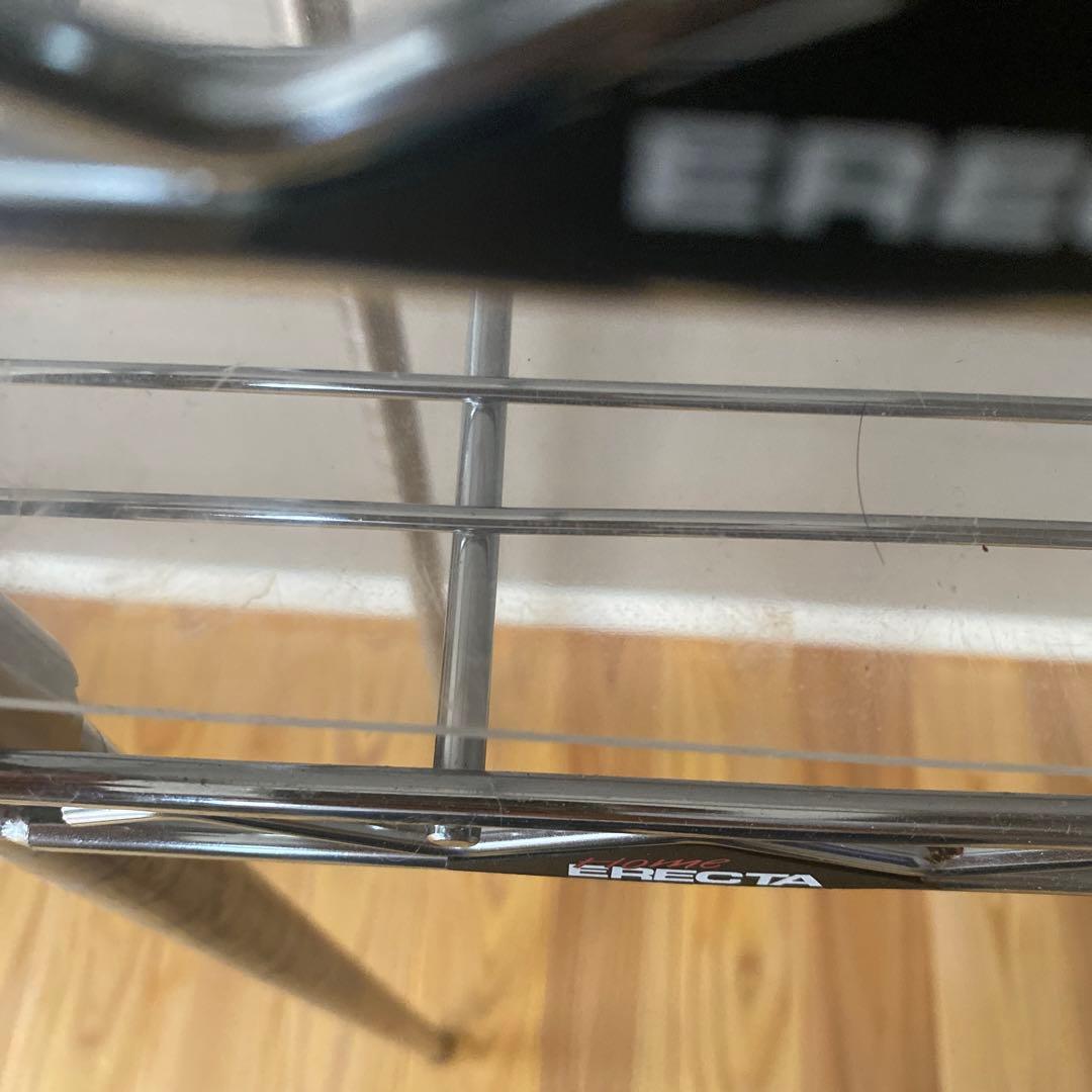 エレクター　アクリル天板　2枚バスケット2つ付き　30cm 90cm