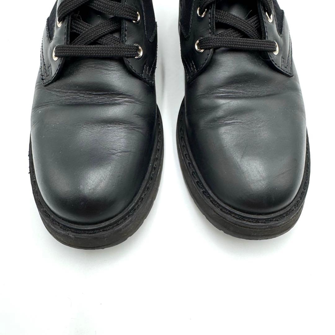 美品 FENDI ソックス ブーツ リブ ズッカ柄 FF Vibram 黒 37