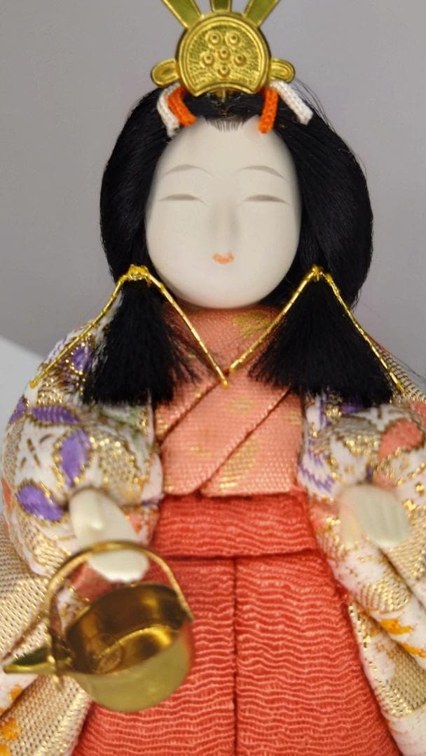 一秀 安土雛 五人飾り ケース入り 16号