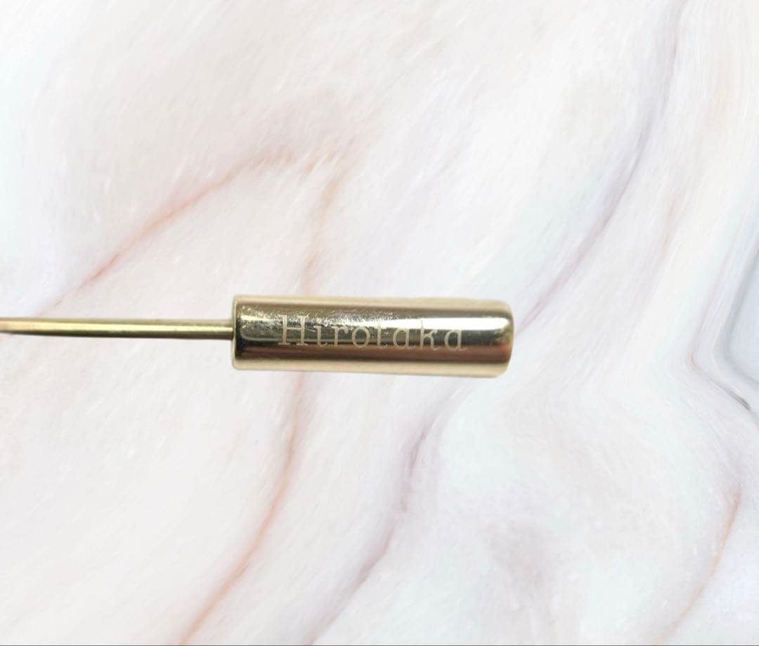 Hirotaka◆アコヤパール スピアピアス(片耳)◆ゴールドビーズ◆Spear