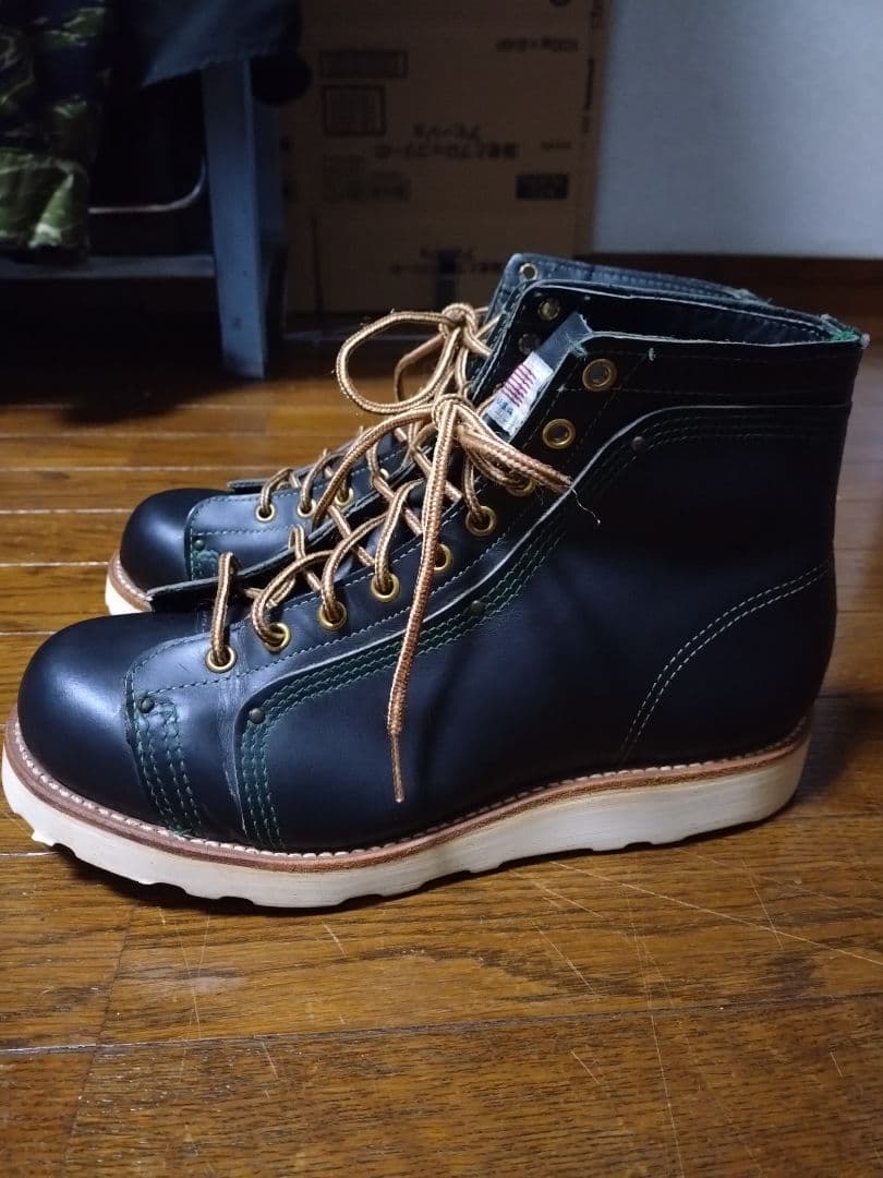 WELTS ビムラムソール レザー レースアップ ショートブーツ USA