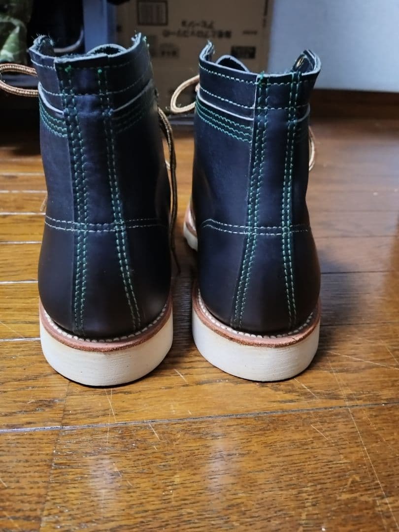 WELTS ビムラムソール レザー レースアップ ショートブーツ USA