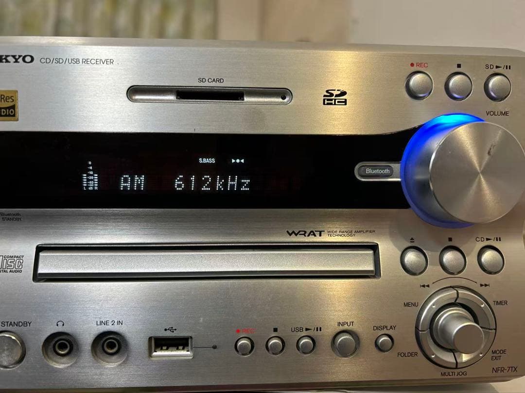 ONKYO Bluetooth搭載 CD/SD/USBレシーバーNFR-7TX