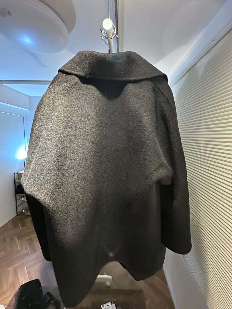 【極美品】NOBLEキャメルミックスリバージップコート