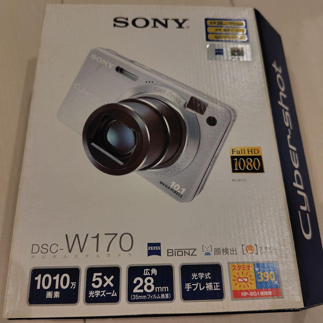 SONY ソニー Cyber-shot DSC-W170 ブラック 箱+充電器等