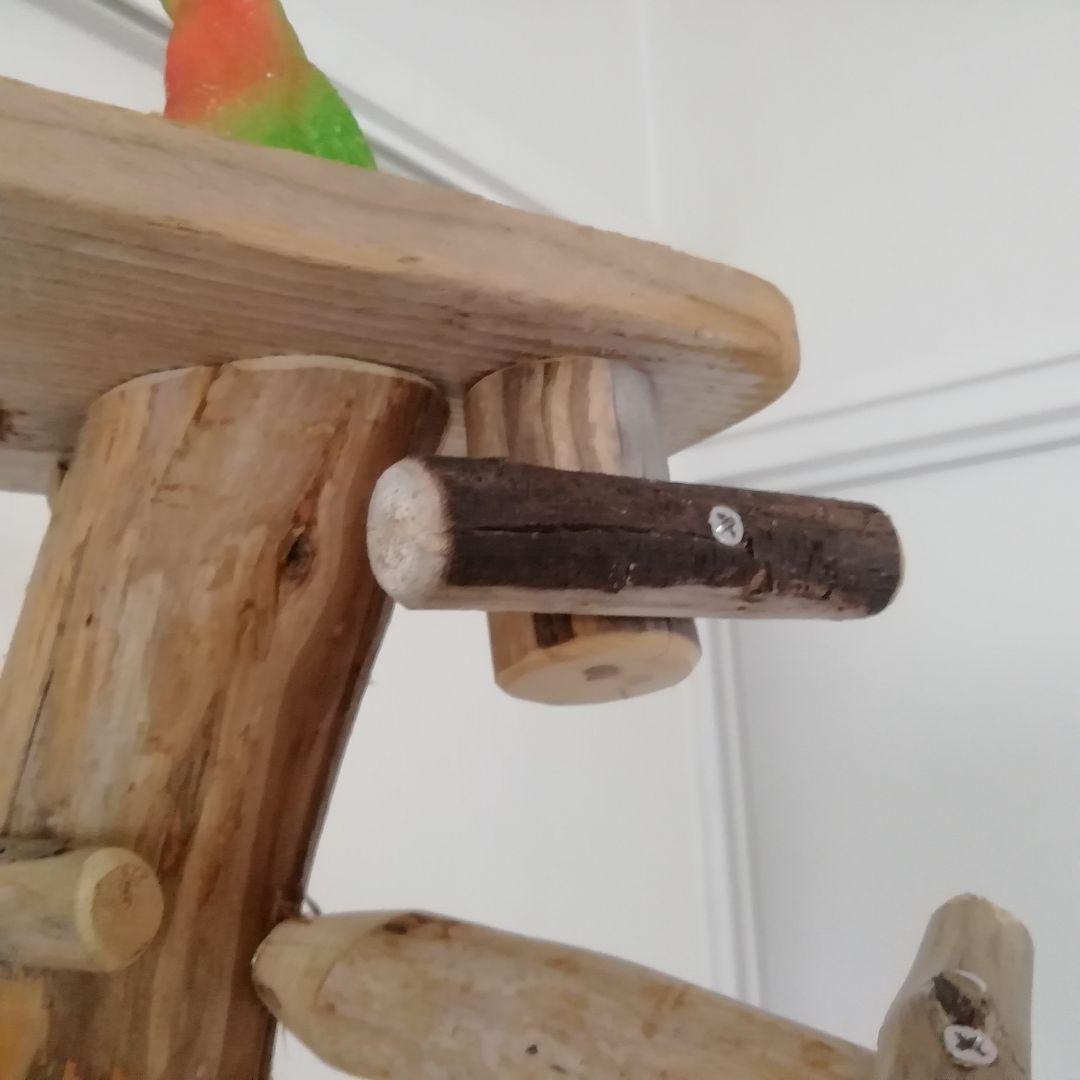 瑛 バードアスレチックジム大型 天然木 自然木 流木 止まり木 インコ