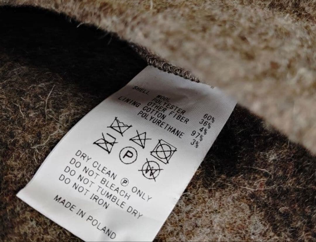 ARMEN アーメン メルトンダブルブレストケープ