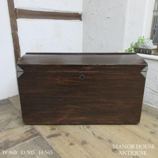 イギリス アンティーク 家具 ブランケットボックス 収納 店舗什器 6316d