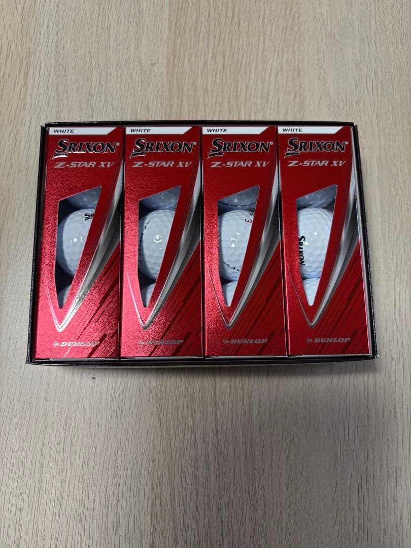 コマSrixon Z-STAR XV ホワイト2ダース 2025