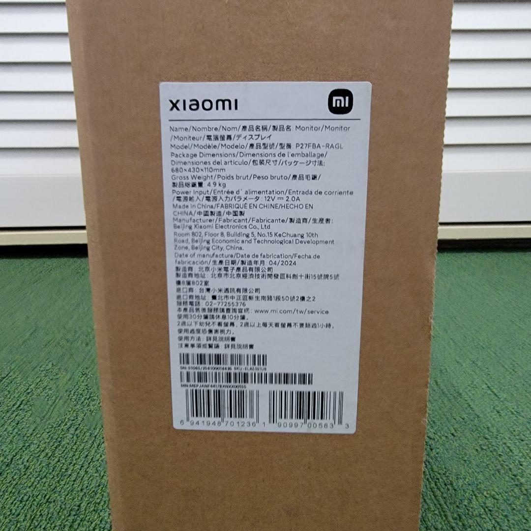 【美品】Xiaomi モニター A27i ディスプレイ 27インチ フルHD