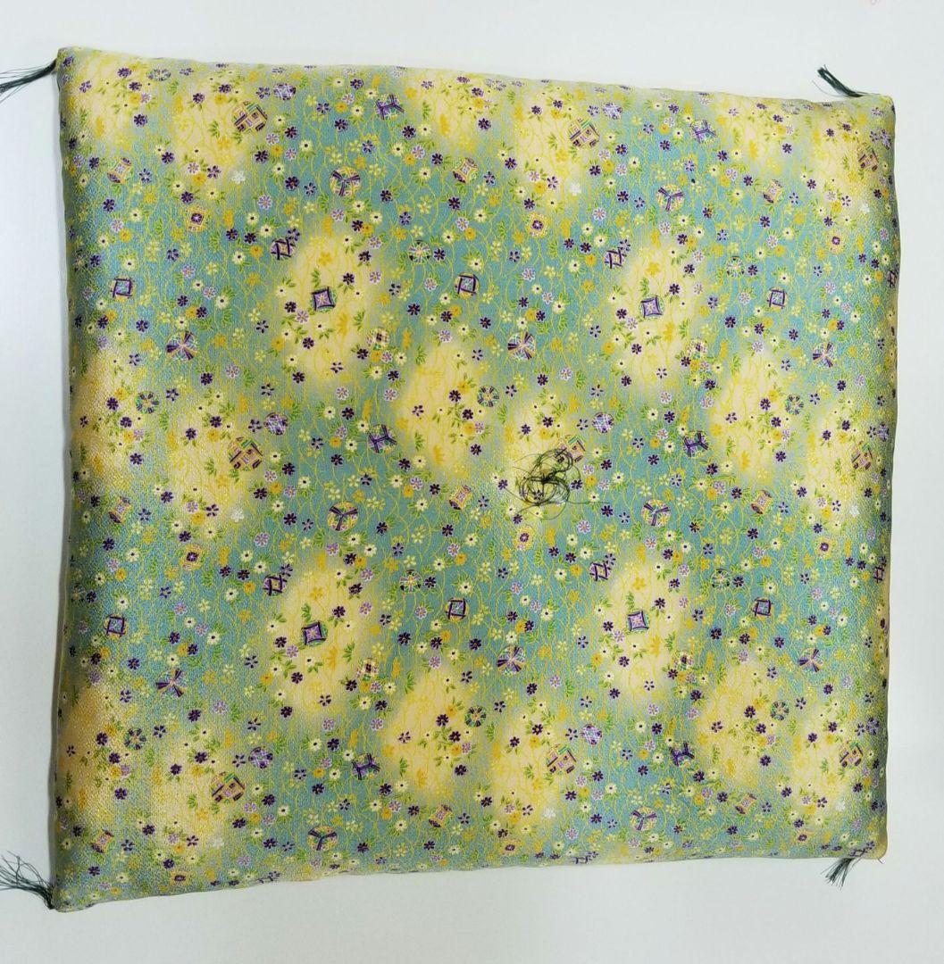 座布団、2枚組、大判座布団、めおと座布団、夫婦ざぶとん、ちりめん生地、西川生地