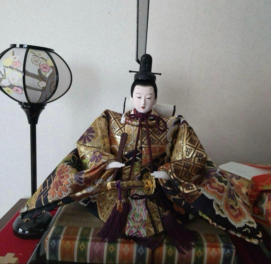 伝統的 雛人形セット （ガラスケースなし）