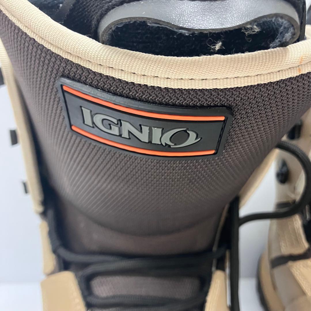 【IGNIO/イグニオ】スノーボードブーツ　編み上げブーツ　27.0〜27.5㎝