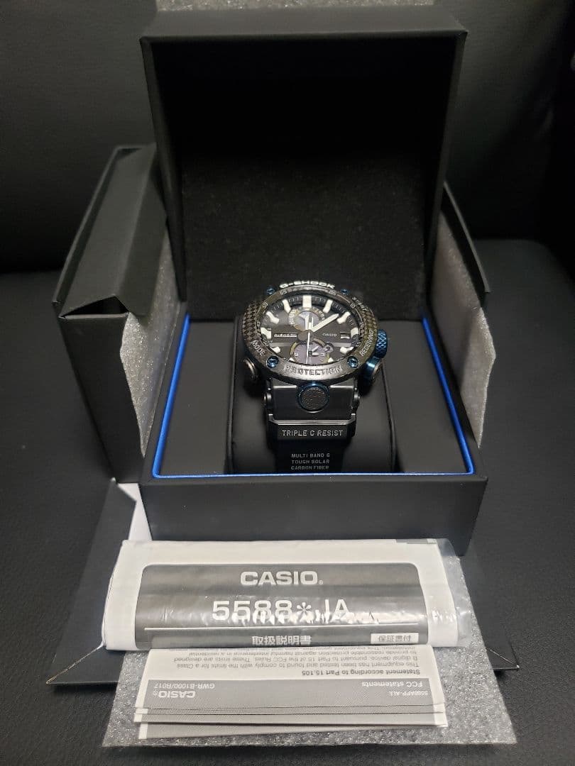 ★MASTER OF G★電波ソーラーカーボンベゼル&ベルト GWR-B1000