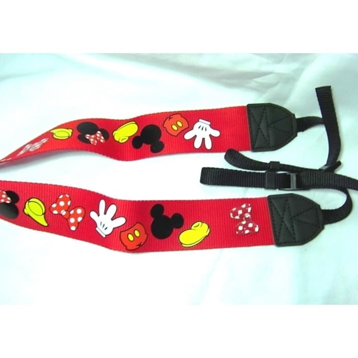 販売終了　ミッキー　ミニー　モチーフ　一眼レフストラップ