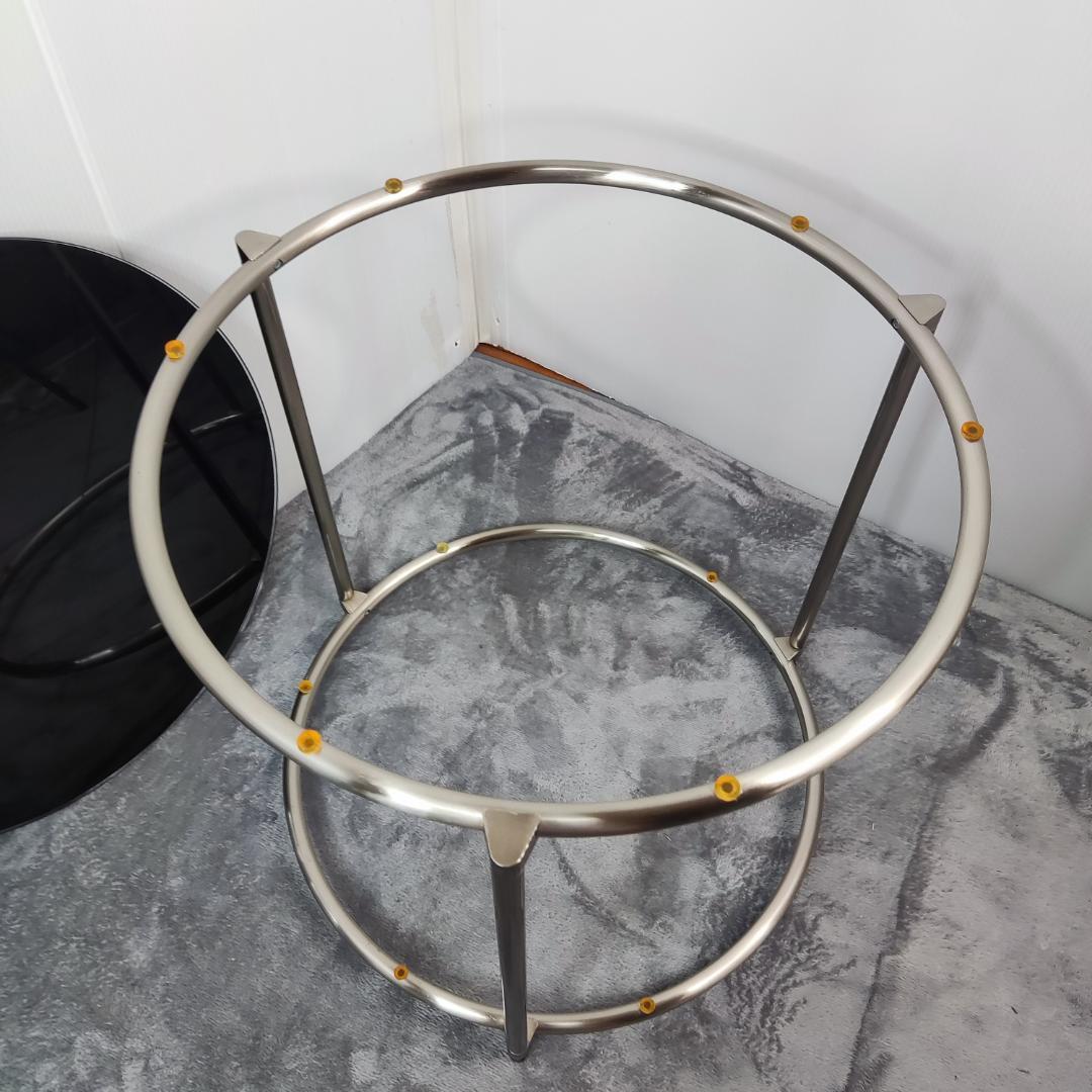 【数日セール】希少　IKEA STRIND キャスター無　サイドテーブル　黒