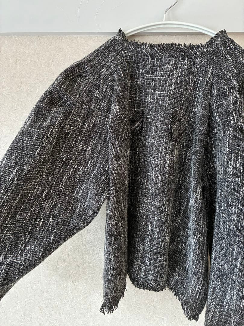 美品　MEER. ツイードプルオーバー