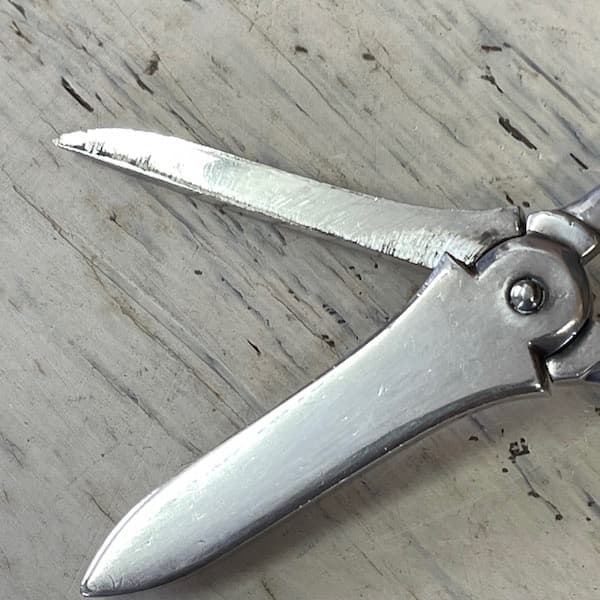 アンティーク　葡萄用ハサミ　グレープシザー　シルバー　装飾