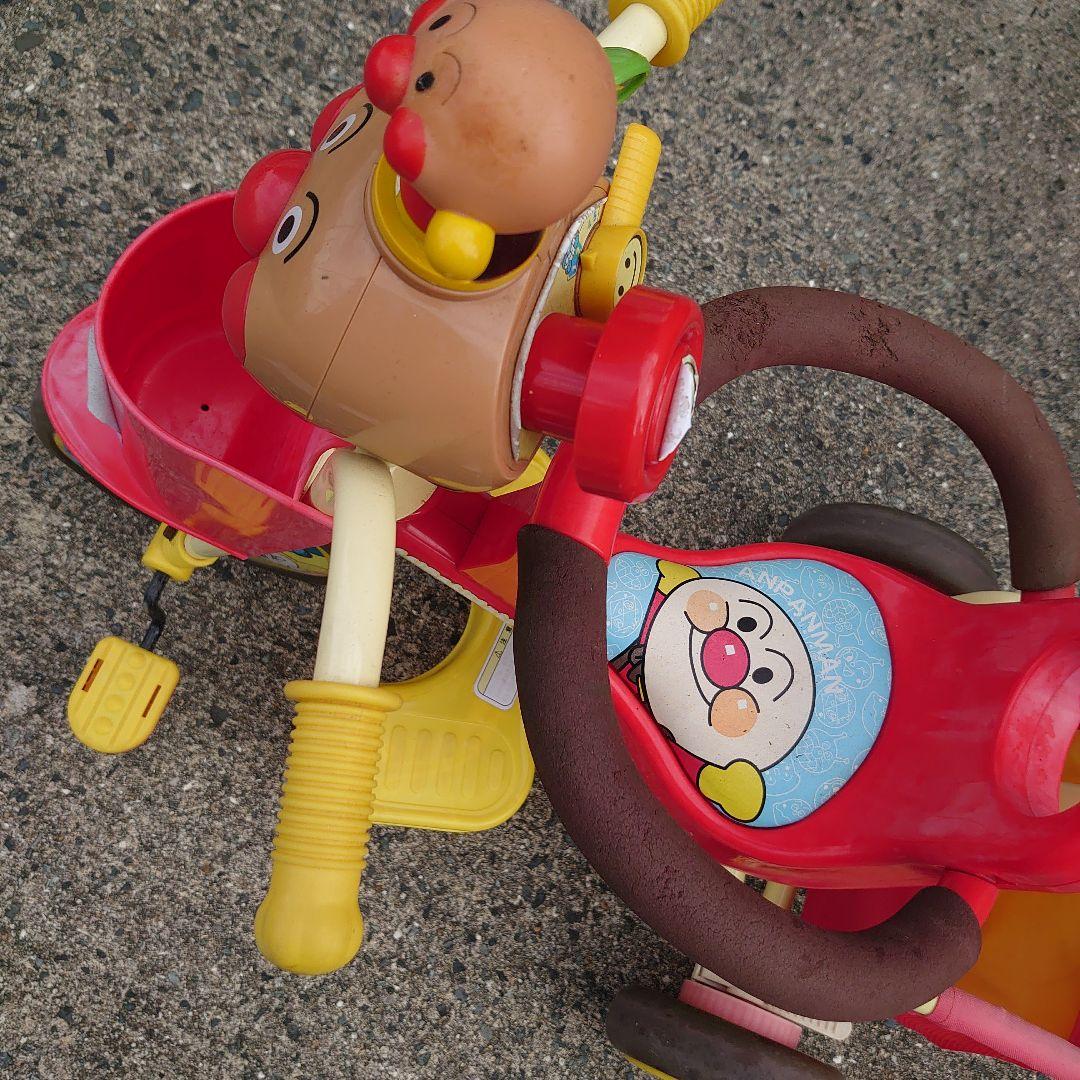 アンパンマン 三輪車 赤/黄色