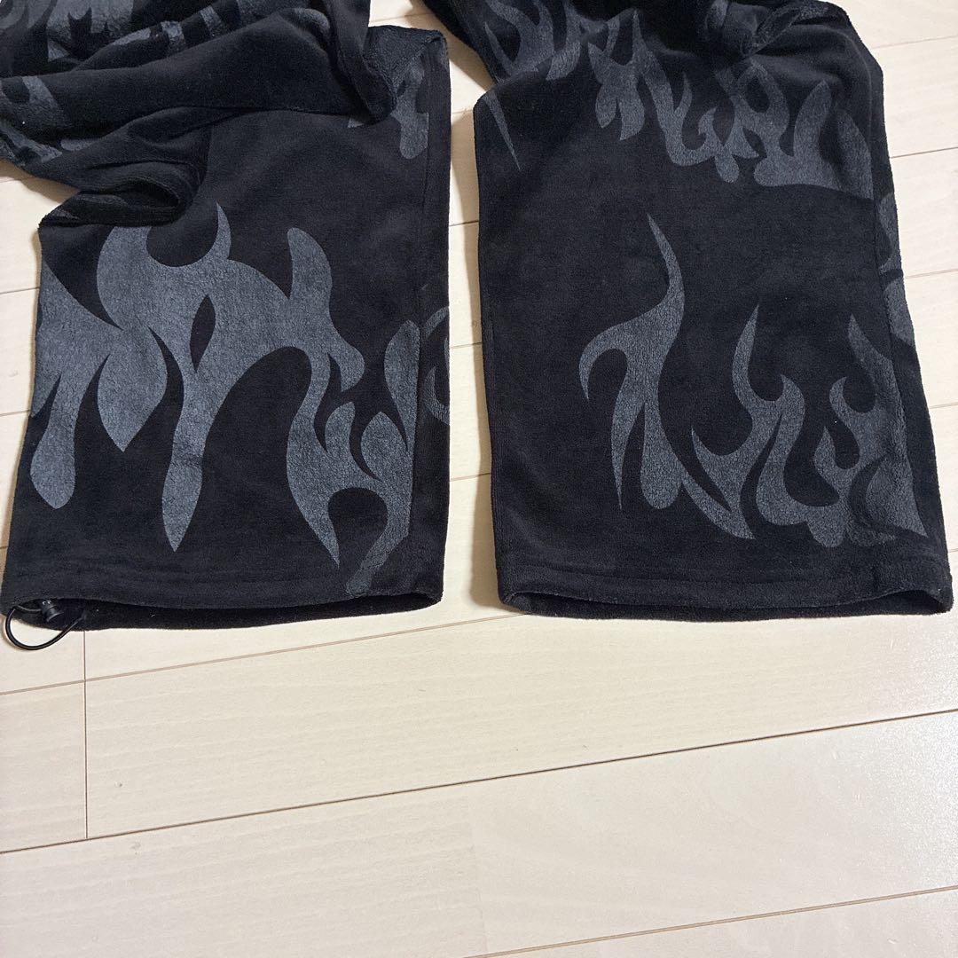 24karats EXILE ファイヤーパターン ベロアジャージ セットアップ