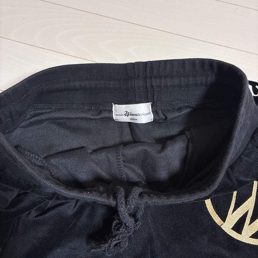 24karats EXILE ファイヤーパターン ベロアジャージ セットアップ