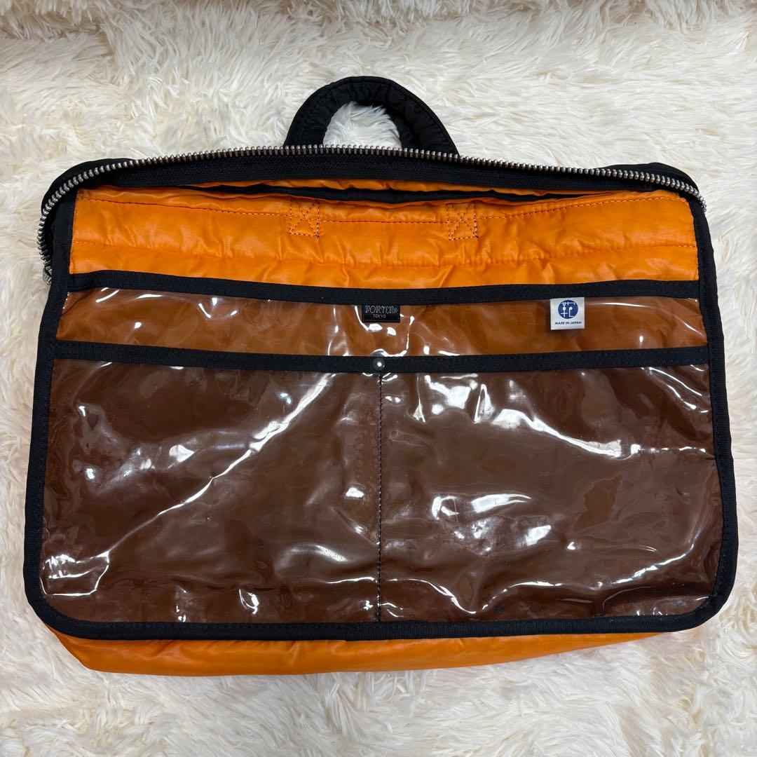 【美品】ポーター タンカー 廃盤 希少 ブリーフケース A4収納可能 ブラック