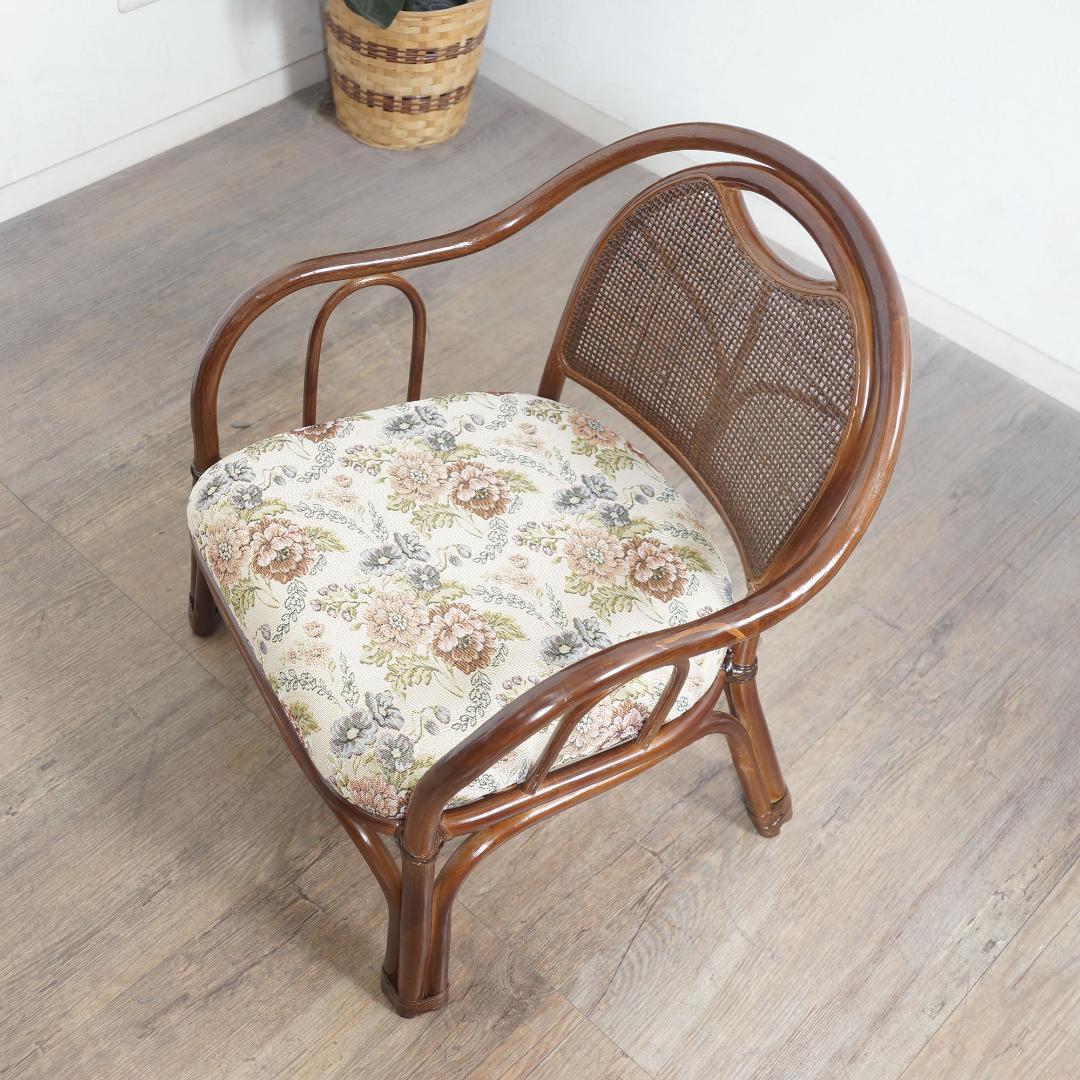 新品　未使用　アジアンテイスト　籐座椅子