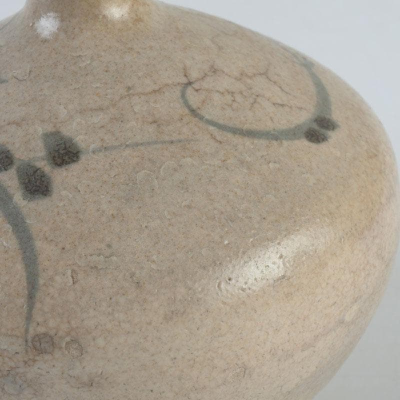 伊万里焼　古伊万里　染付　花草文　油壷　小壷　V　9775