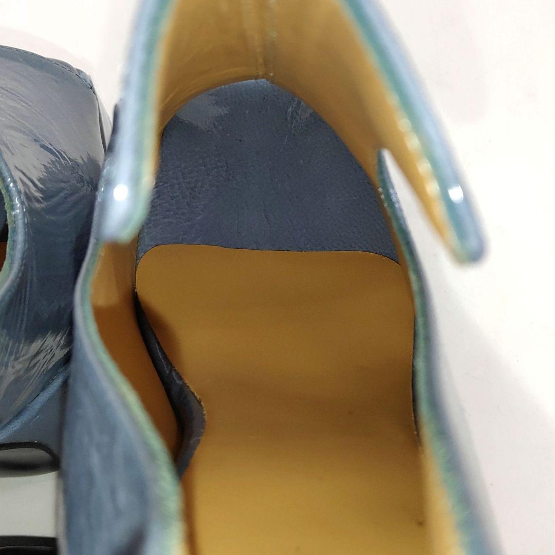 コムデギャルソン × ジョン フルエヴォーグ レザー パンプス 8332