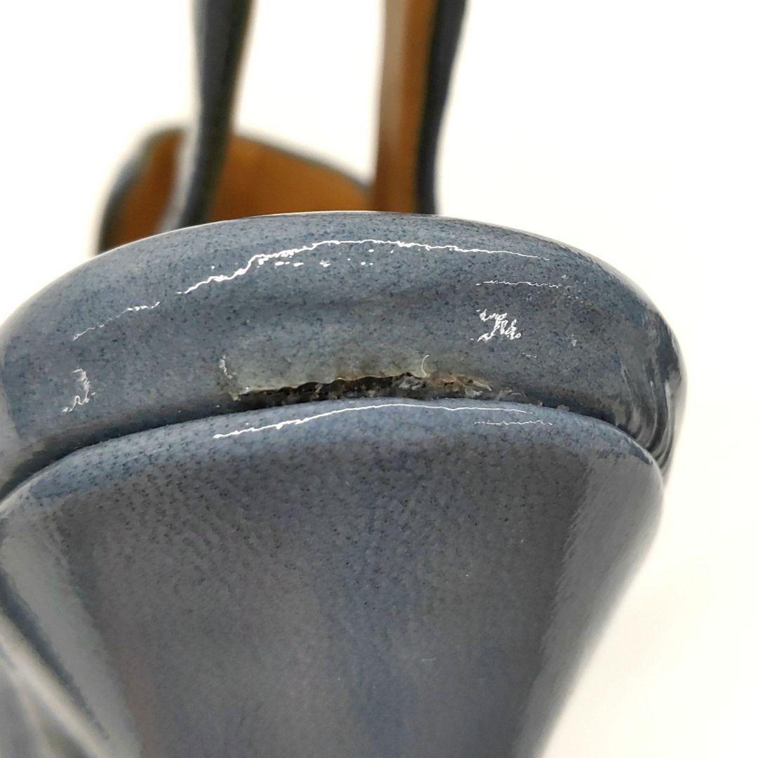 コムデギャルソン × ジョン フルエヴォーグ レザー パンプス 8332