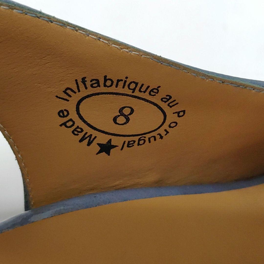 コムデギャルソン × ジョン フルエヴォーグ レザー パンプス 8332