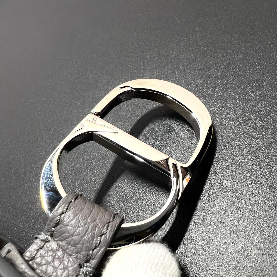 ✨極美品＆超人気品‼️✨ ディオール サドル キーホルダー ポーチ グレーカラー