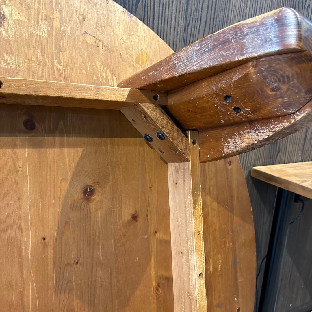 無垢材 コーヒーテーブル センターテーブル ちゃぶ台 サークル