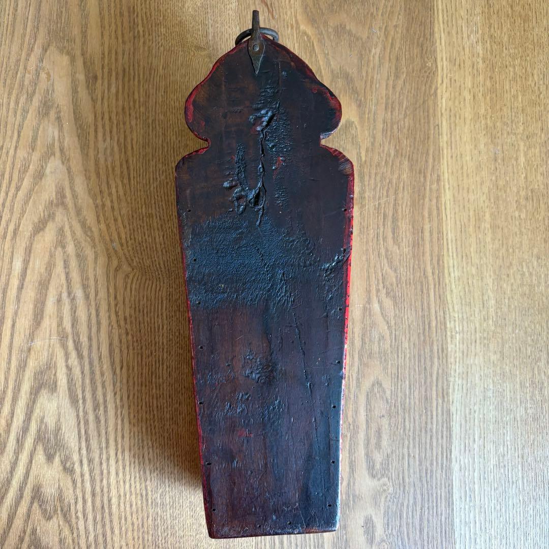 アンティーク 木製 壁掛け　インテリア　蚤の市　小物入れ