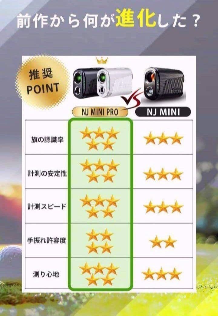 新品　★　NINJOR GOLF NJ MINI PRO LCD ブラック