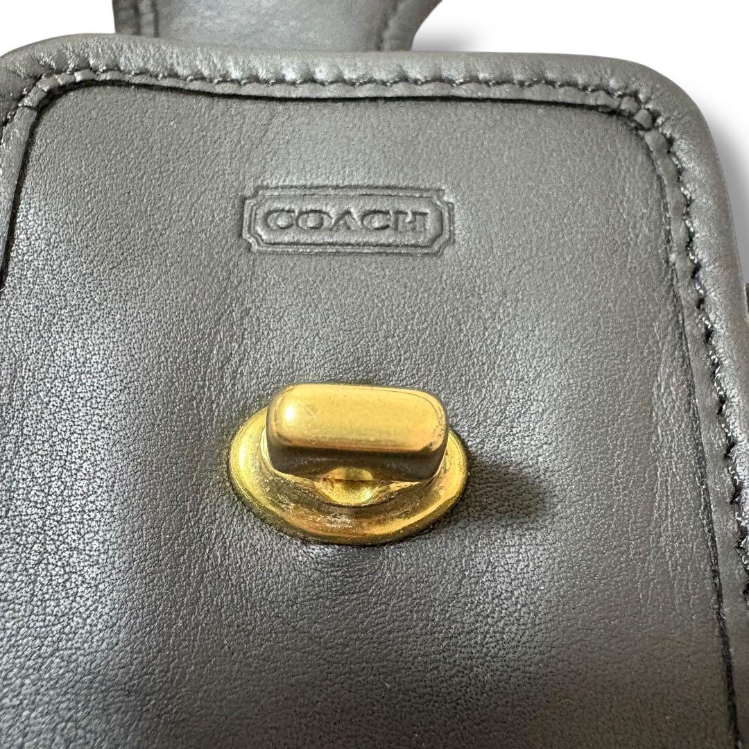 希少　新品タグ付き　オールドコーチ　シガレットポーチ　ビンテージ　ブラック