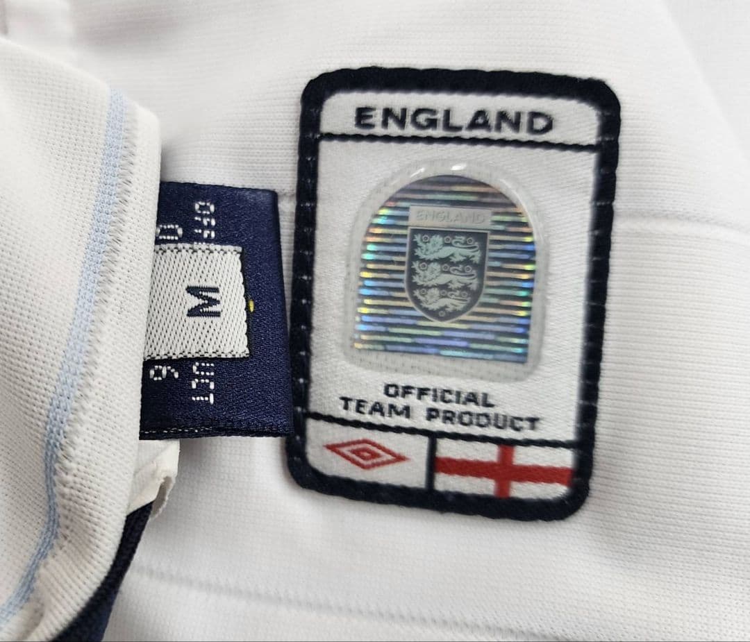 04-05 イングランド代表　ベッカム　UMBROオフィシャル　長袖ユニフォーム