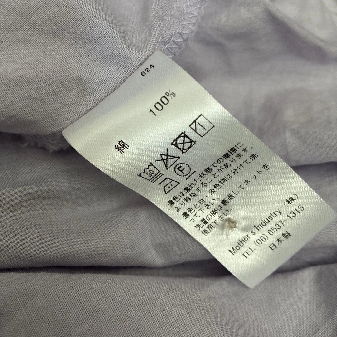 なっとうまきまき 美品mizuiroind バックギャザー シャツ バンド