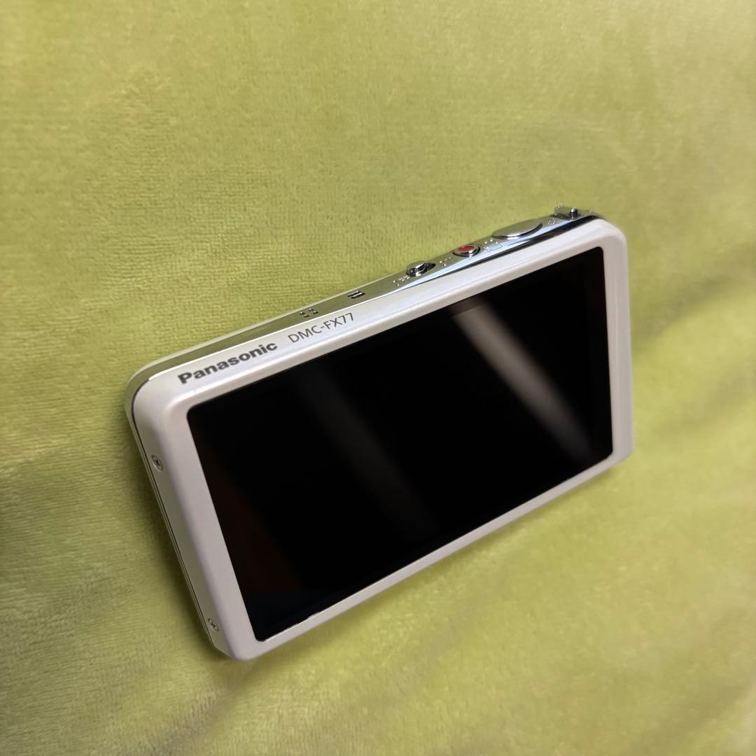 パナソニック DMC-FX77 ホワイト デジカメ ルミックス 動作確認済み
