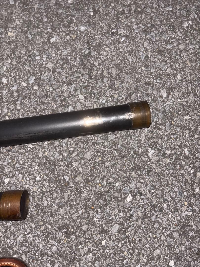 ドラッグスター400 ドラッグパイプマフラー　ブラック