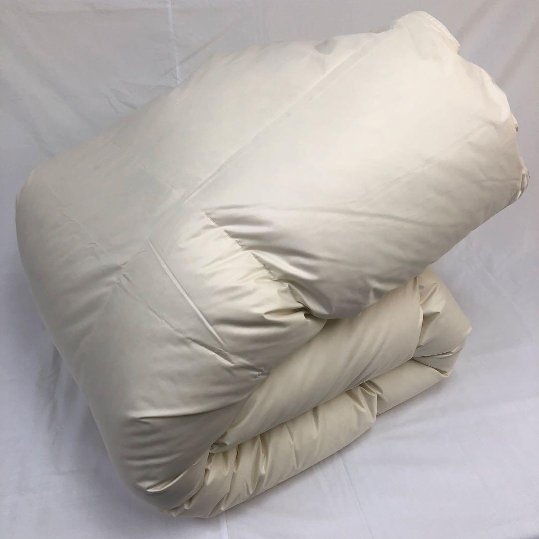 羽毛布団 シングル ニューゴールド 生成り 日本製 150×210cm 特価