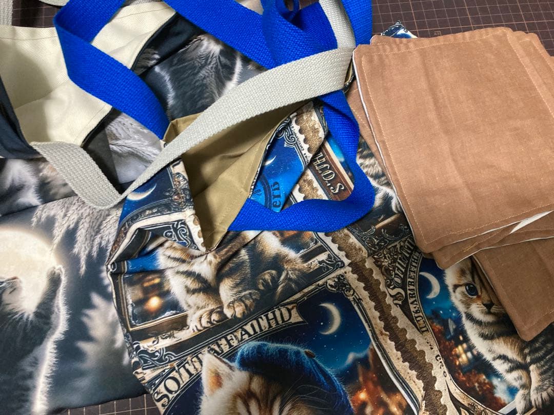 ハンドメイド　トートバッグ